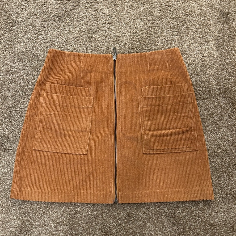 Brown Corduroy skirt
